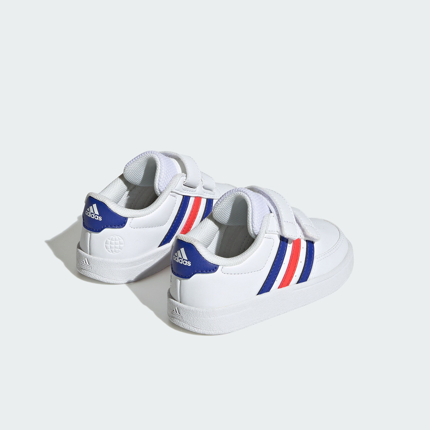 Adidas/阿迪达斯正品当季新款小童魔术贴运动休闲板鞋HP8971