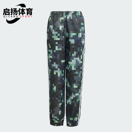 Adidas/阿迪达斯正品三叶草大童宽松运动经典休闲梭织长裤JZ9935