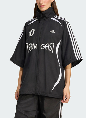 Adidas/阿迪达斯正品ADILENIUM女士运动梭织足球宽松外套KE7569