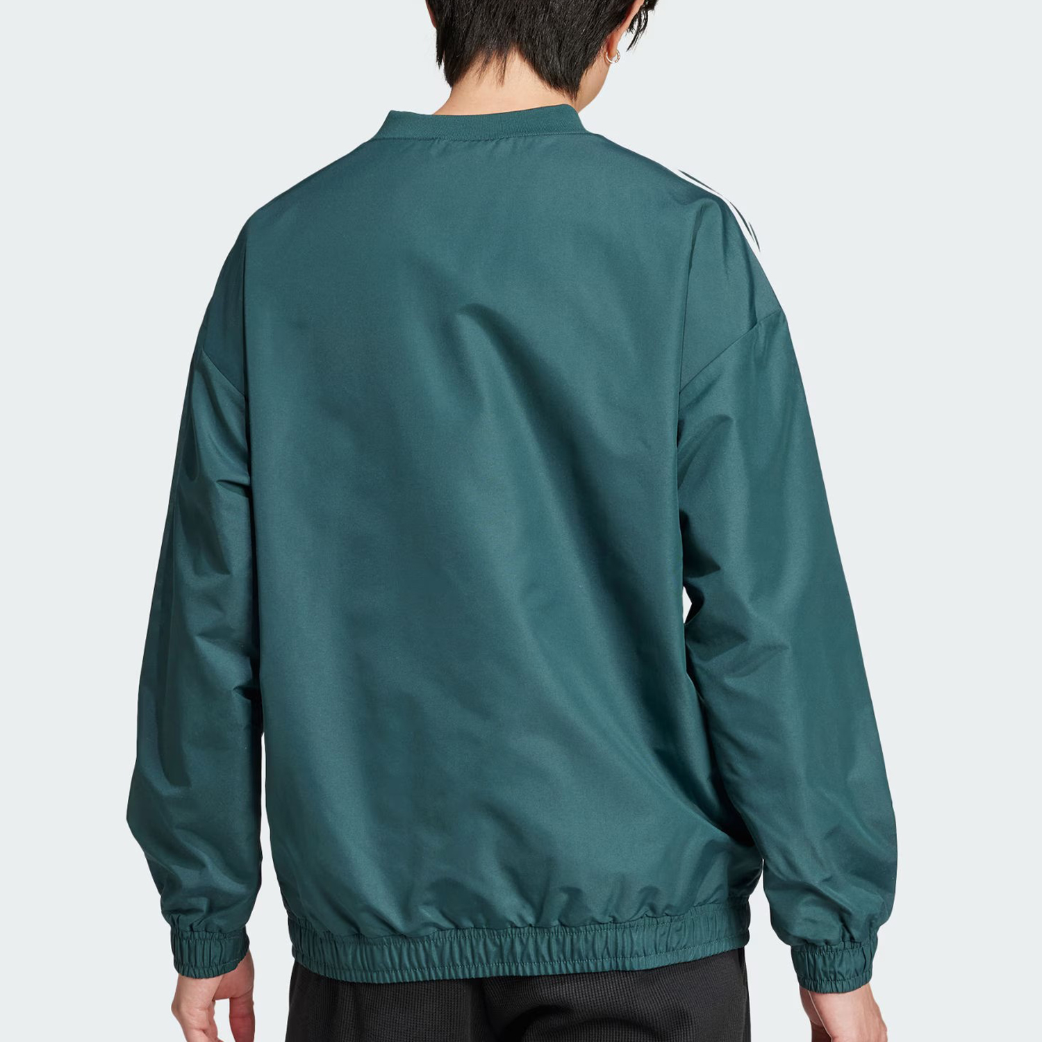 运动休闲V领运动卫衣/套头衫