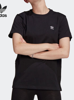 Adidas/阿迪达斯正品三叶草 当季女子新款运动休闲短袖T恤 GN2919