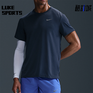 DV9316 Nike 耐穿运动透气圆领套头跑步短袖 2025男士 437 耐克正品