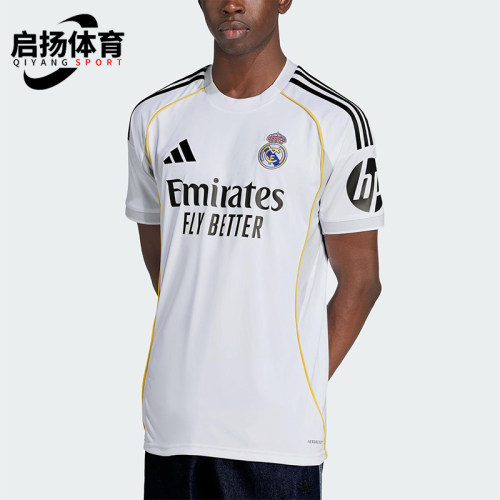 Adidas/阿迪达斯正品2025夏季男士经典比赛修身足球短袖JJ1931