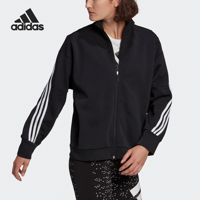 阿迪达斯女士梭织训练运动外套