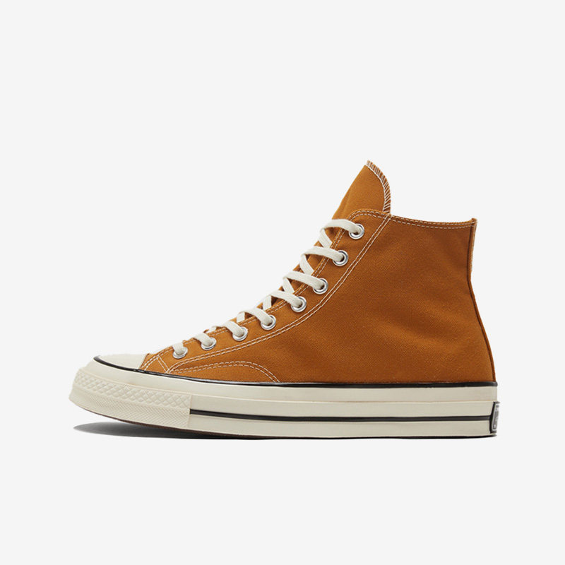 Converse匡威 1970s焦糖芥麦小麦色暗黄色高帮情侣帆布鞋170090C