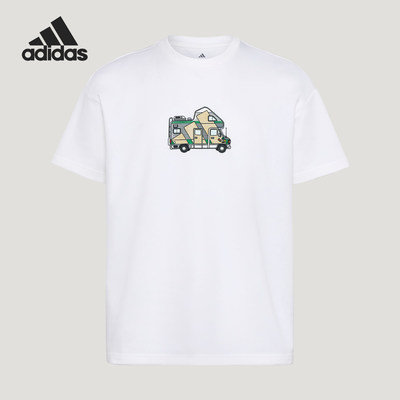 Adidas/阿迪达斯官方正品MT CAMPER TEE男女宽松针织T恤KG3844