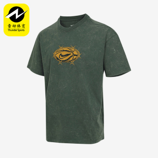 款 男士 印花时尚 Nike HV1676 2025秋季 圆领复古短袖 323 耐克正品