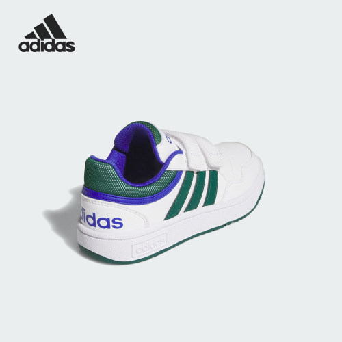 Adidas/阿迪达斯正品HOOPS 3.0 CF C小童耐磨运动板鞋IH7896