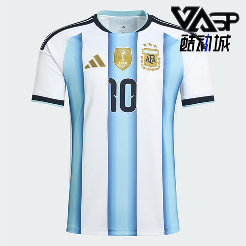 Adidas/阿迪达斯正品阿根廷男士针织修身圆领足球运动T恤KA8117