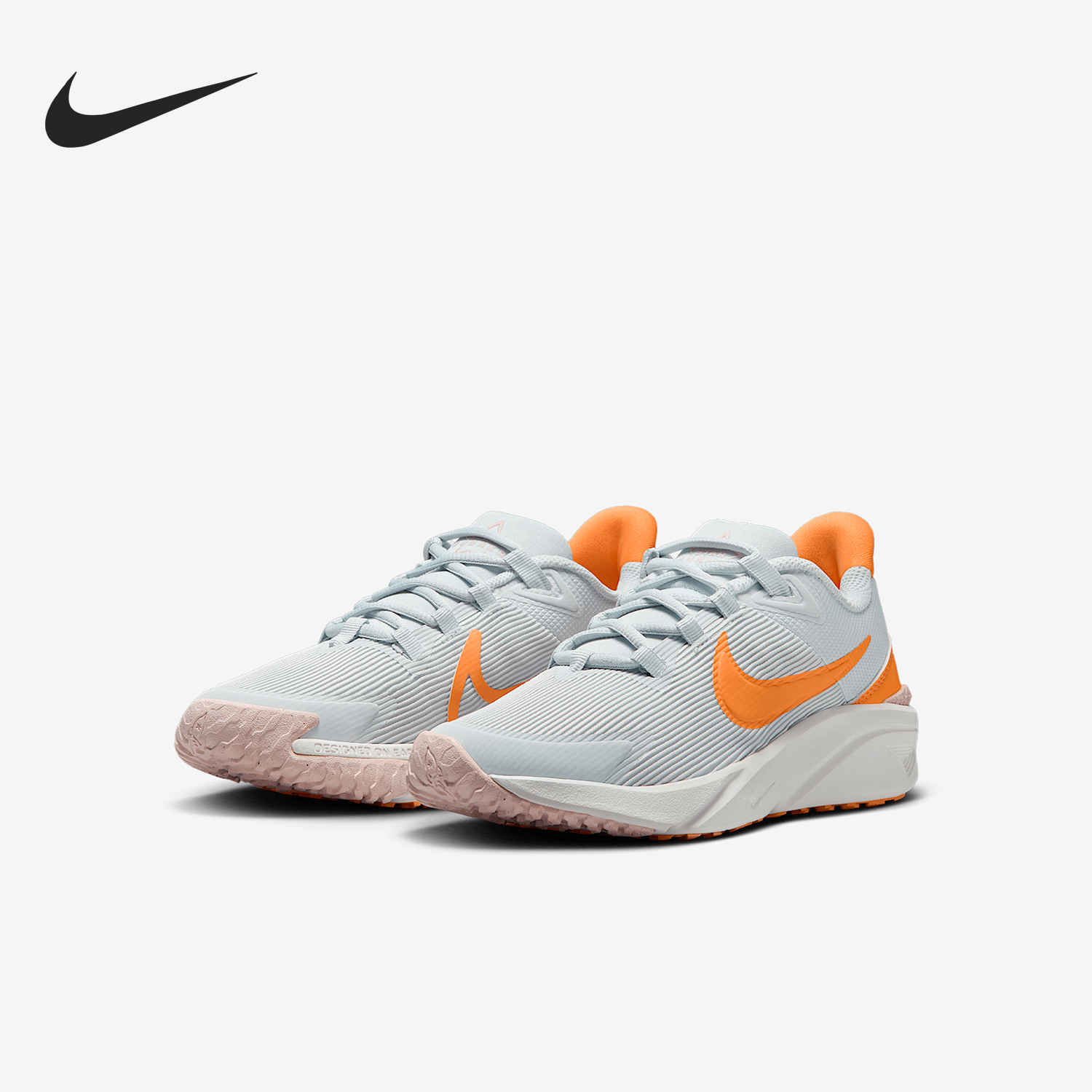 Nike/耐克正品Star Runner4 GS女子大童公路跑步鞋DX7615-008