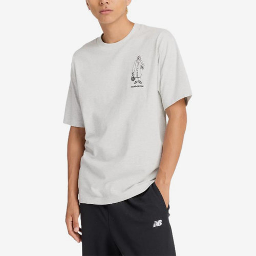New Balance/NB正品夏季新款男子宽松透气运动短袖T恤MT43554-AHH