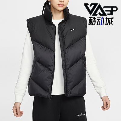 Nike/耐克正品Sportswear女士休闲立领宽松羽绒马甲HV5238-010