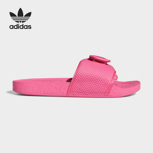 Adidas/阿迪达斯官方正品三叶草男女夏季运动Boost凉鞋拖鞋FV7289