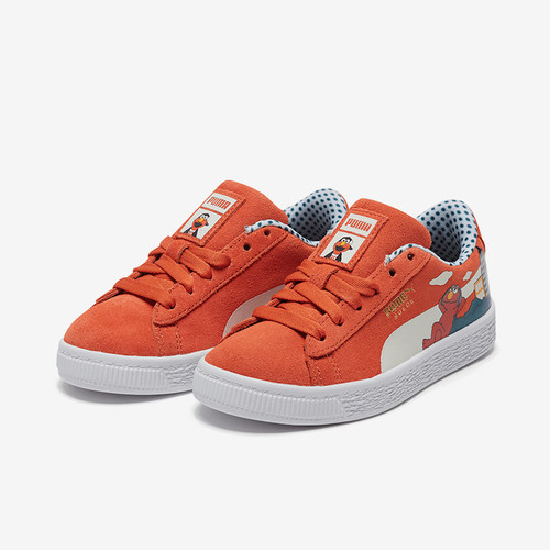 Puma/彪马正品芝麻街联名小童潮流休闲轻便舒适耐磨运动板鞋