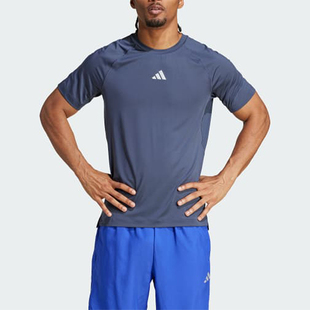 Adidas/阿迪达斯正品GYM+AEROREADY新款男经典训练短袖T恤IW8374