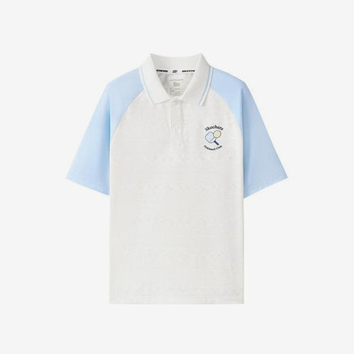 Skechers/斯凯奇正品夏季款男童运动透气短袖POLO衫L225B006-05BF