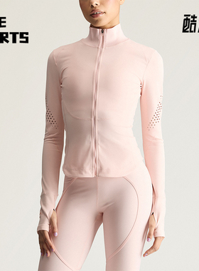 Adidas/阿迪达斯正品春秋款女士高领运动修身长袖外套KR6162