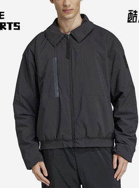 Adidas/阿迪达斯正品运动男士翻领经典拉链宽松棉服JD6663