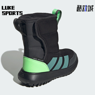 Adidas WINTERPLAY小童加绒保暖高帮雪地靴JQ2630 阿迪达斯正品