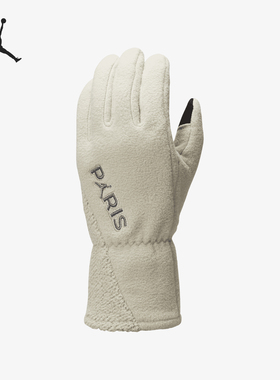 Nike/耐克正品JORDAN男女简约绒毛保暖绒线手套FV5706-206