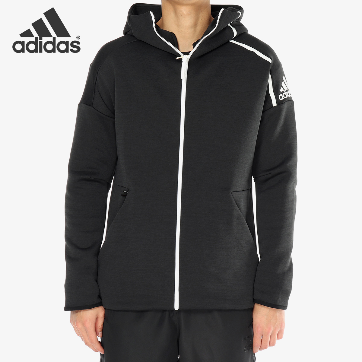 Adidas/阿迪达斯正品当季新款 ZNE 3.0 FR男子运动针织夹克DM5543