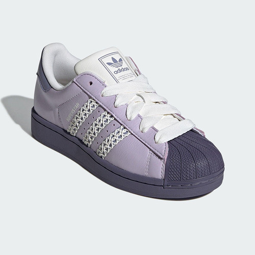 Adidas/阿迪达斯正品三叶草女士休闲皮革时尚低帮经典板鞋KJ4210