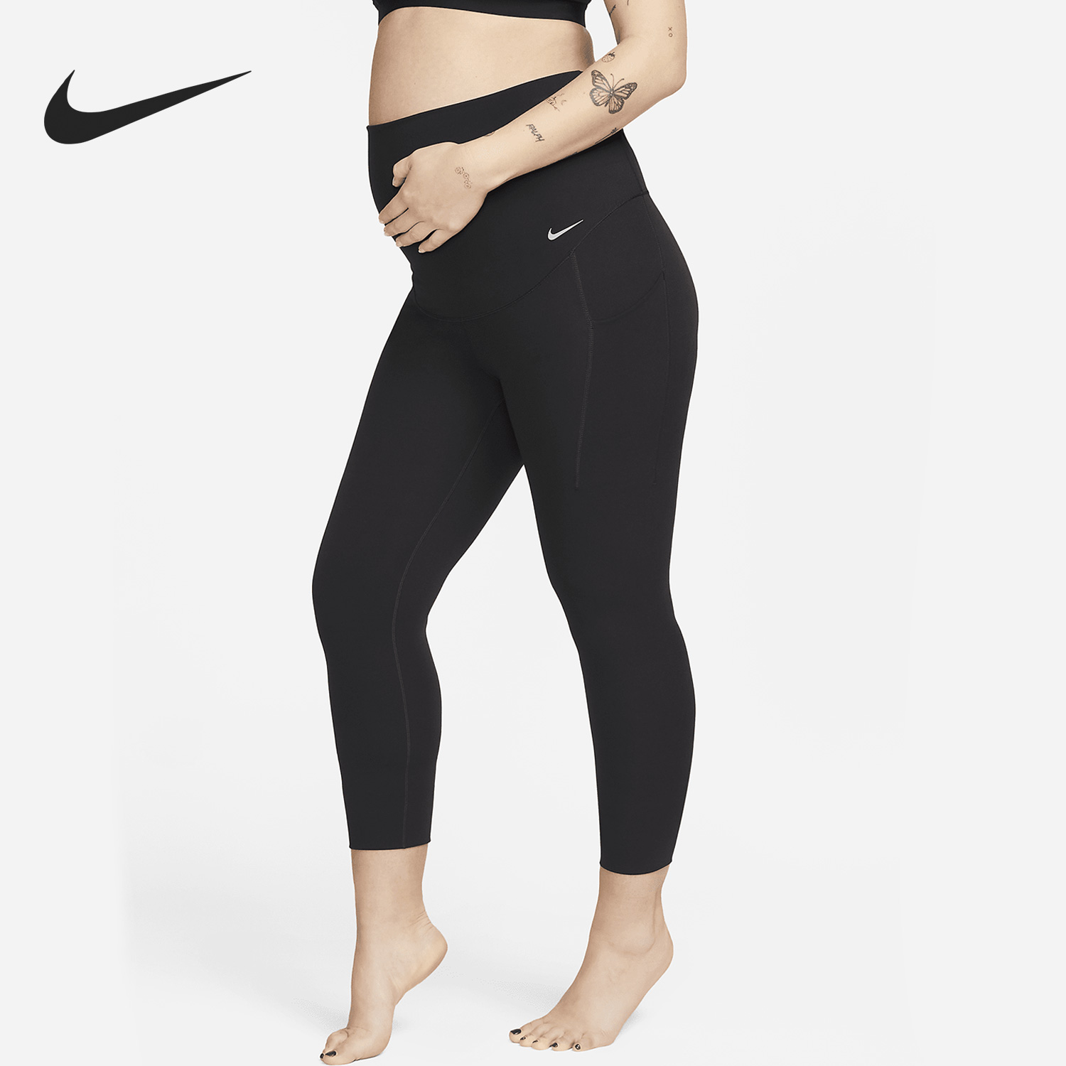 Nike/耐克正品新款女子运动透气休闲紧身九分裤FD8641-010