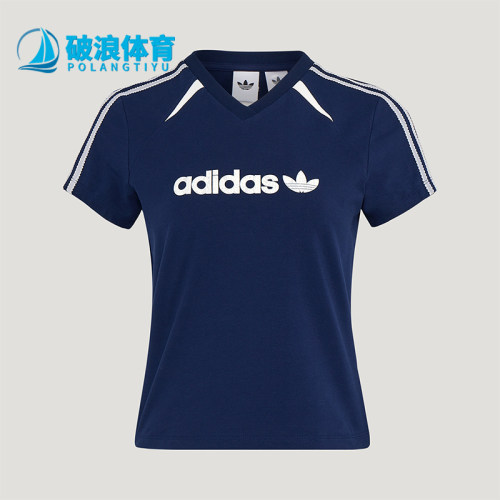 Adidas/阿迪达斯正品三叶草BLKTWT-SHIRT新款女经典短袖T恤KU4762
