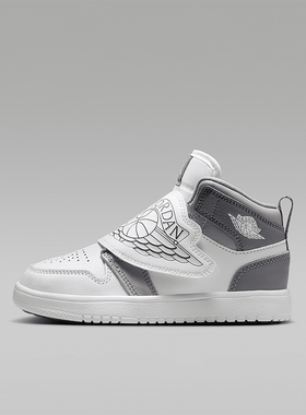 Nike/耐克正品2025 JORDAN小童魔术贴运动经典篮球鞋BQ7197-011