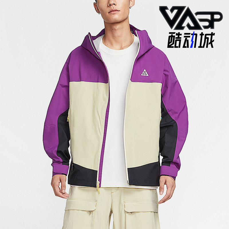 Nike/耐克正品Morpho男士拼接连帽户外时尚运动冲锋衣HJ2688-505