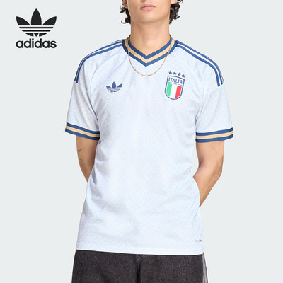 Adidas/阿迪达斯正品三叶草男士训练透气短袖球衣T恤KC8704