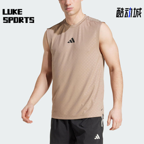 Adidas/阿迪达斯正品夏季男士凉爽运动经典健身无袖背心JX6293
