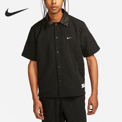 Nike/耐克正品新款男子休闲运动梭织短袖篮球上衣FB7043-010