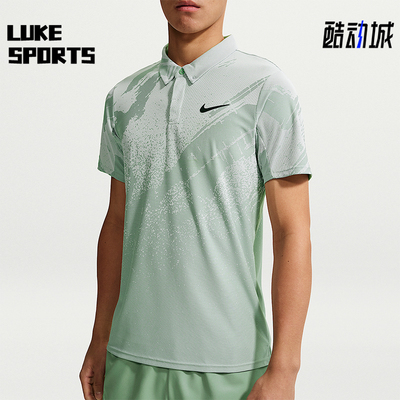 Nike/耐克正品NikeCourt新款男休闲网球经典翻领T恤IB1029-006