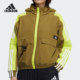 新款 当季 女子运动训练连帽夹克外套GP0623 阿迪达斯正品 Adidas