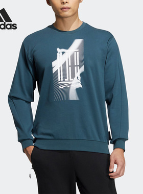 Adidas/阿迪达斯官方正品WJ LOGO SWT武极系列男子圆领卫衣IA8184