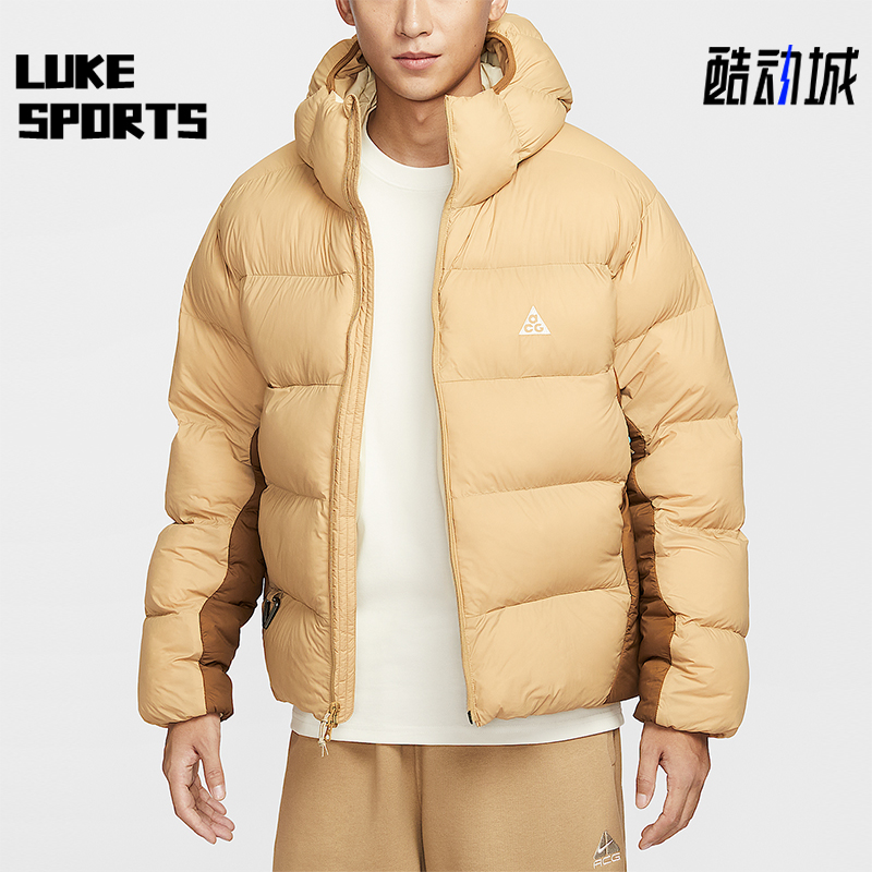 Nike/耐克正品Therma-FIT男士休闲运动保暖拼接棉服FV8911-297