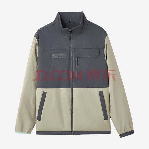 Skechers斯凯奇正品山野户外系列男拼接立领棉服L424M035-04AU