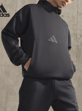 Adidas/阿迪达斯官方正品M Z.N.E. HD男士简约亲肤连帽卫衣JE7537