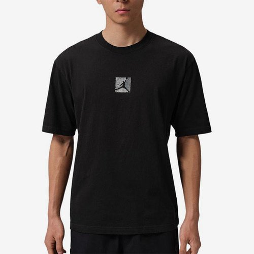 Nike/耐克正品JORDANFlight新款男黑色亲肤经典短袖T恤IF3065-010