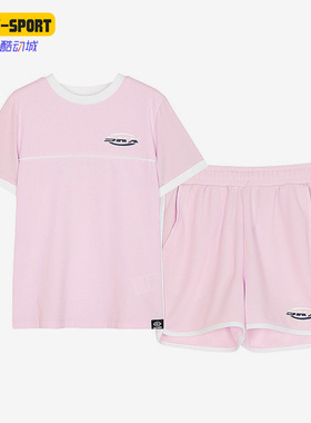 Skechers/斯凯奇正品夏季新款儿童运动休闲短袖套装 P222G023