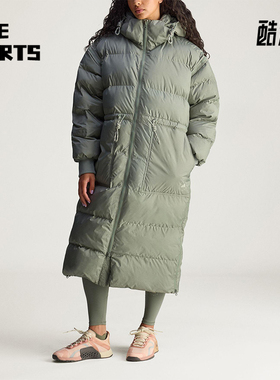 Adidas/阿迪达斯正品SMC新款女灰绿宽松保暖夹克外套KA7427
