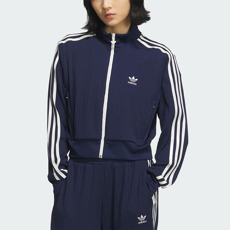 Adidas/阿迪达斯正品三叶草女士运动经典简约复古夹克外套KB8950