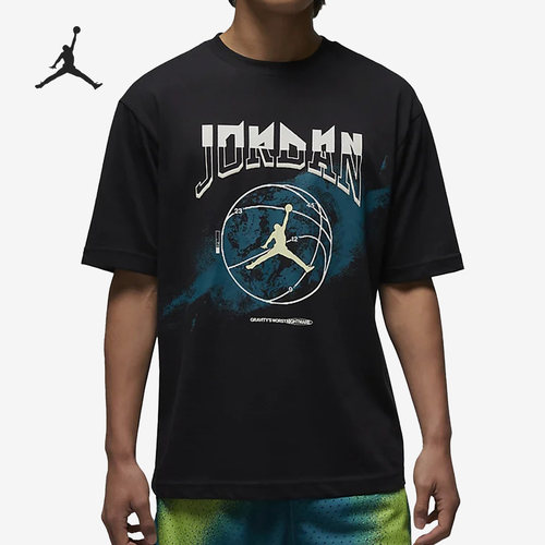 Nike/耐克正品Jordan男子新款训练健身运动休闲T恤FB7446-010