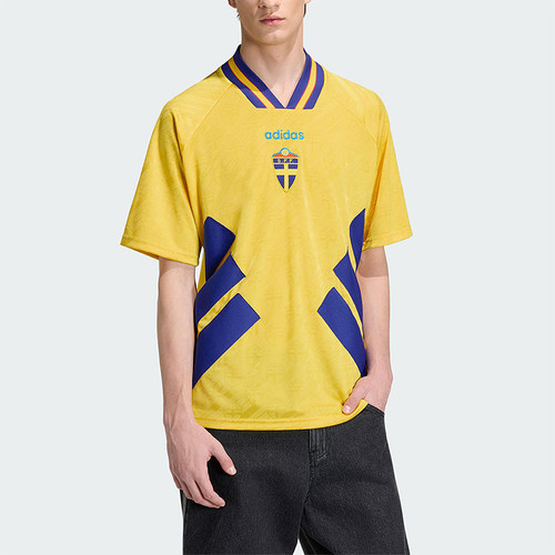 Adidas/阿迪达斯正品夏季款男士复古足球经典休闲文化短袖JN3714