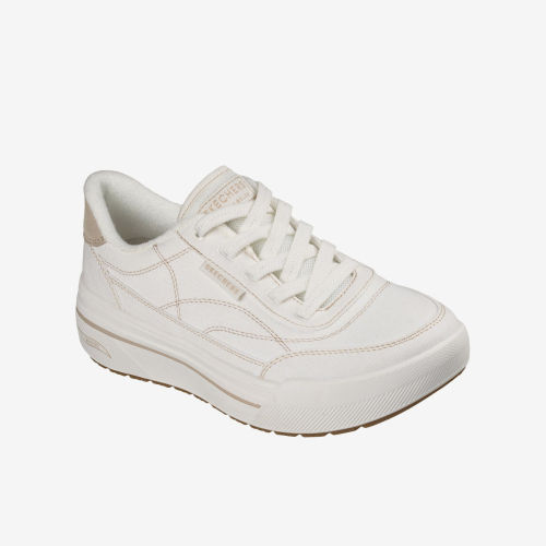 Skechers斯凯奇正品STREET女防滑透气低帮支撑帆布鞋190100-WNT