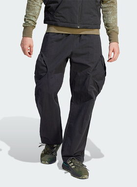 Adidas/阿迪达斯正品三叶草男子时尚宽松工装运动长裤IJ0719