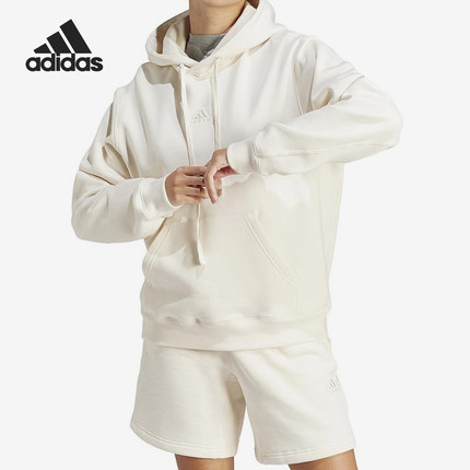 Adidas/阿迪达斯官方正品新款男女同款加绒针织连帽卫衣IN1732