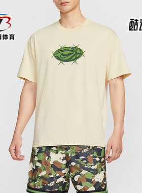 Nike/耐克正品2025夏季款男士运动图案透气休闲短袖HV1676-113