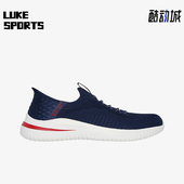 网面透气低帮厚底系带运动鞋 Skechers 男士 时尚 斯凯奇正品